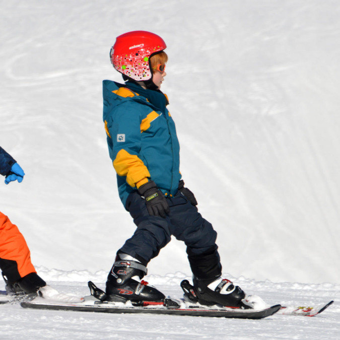 Fysisk aktivitet för barn, skidor