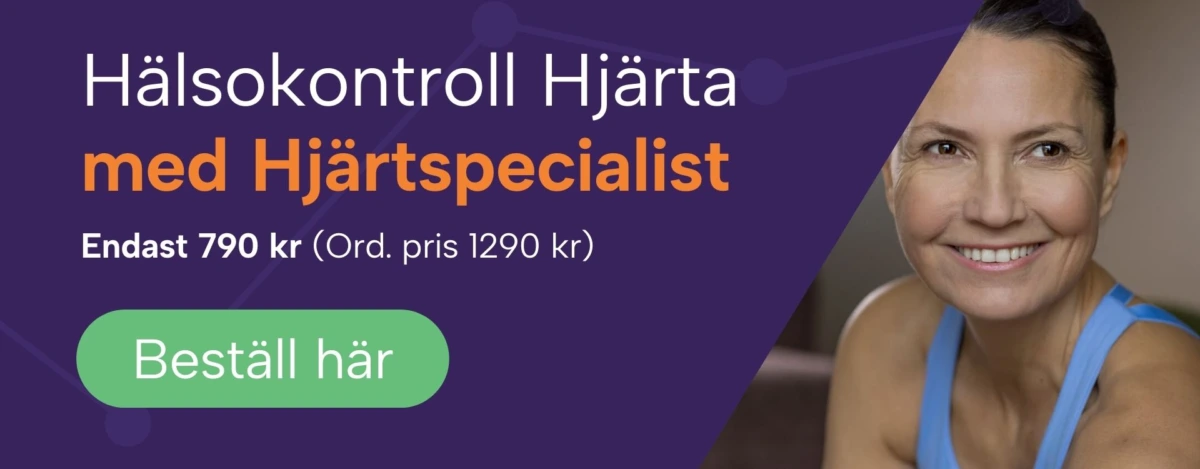 Kampanj Hälsokontroll Hjärta med utlåtande från hjärtspecialist