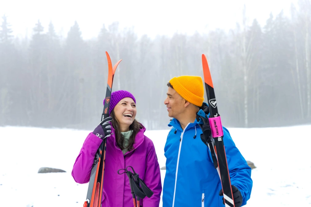 Motionering på skidor