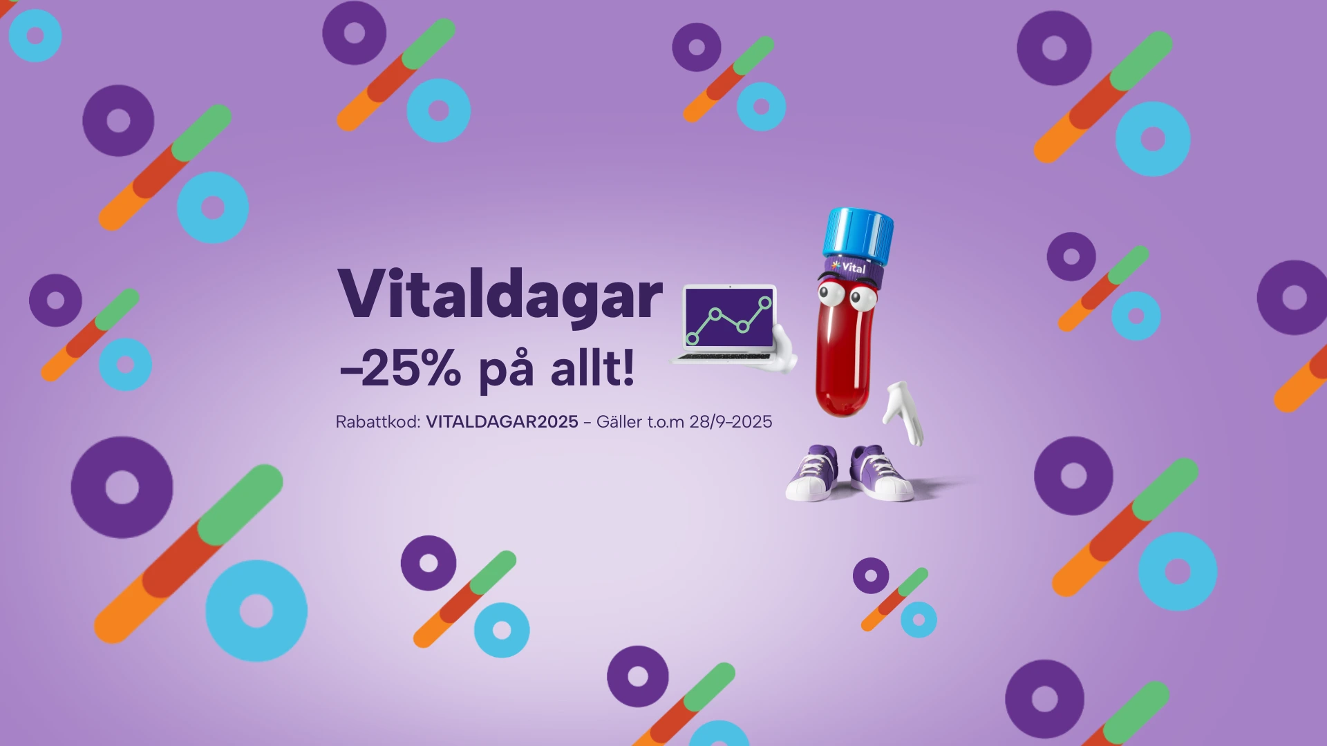Vitaldagar - 25% rabatt på allt!